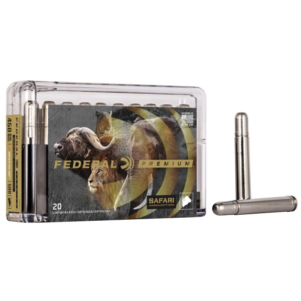 Federal Premium Cape-Shok Rifle Ammunition .458 Win Mag 500 gr TBBC 2090 fps - 20-box