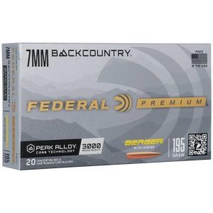 Federal Berger Elite Hunter 7mm Backcountry 195gr HPBT 20ct