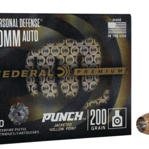 Federal Personal Defense Punch 10mm Auto 200gr JHP 20ct