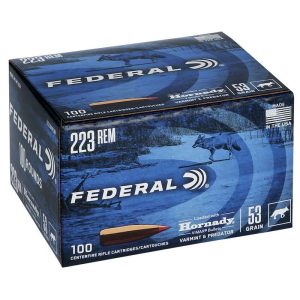 Federal Varmint & Predator .223 Rem 53 gr FMJ 100ct