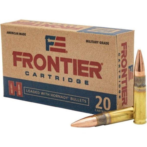 Frontier Rifle Ammo .300 BLK 125 gr FMJ 2175 fps 200-ct (10 Boxes of 20-rd)