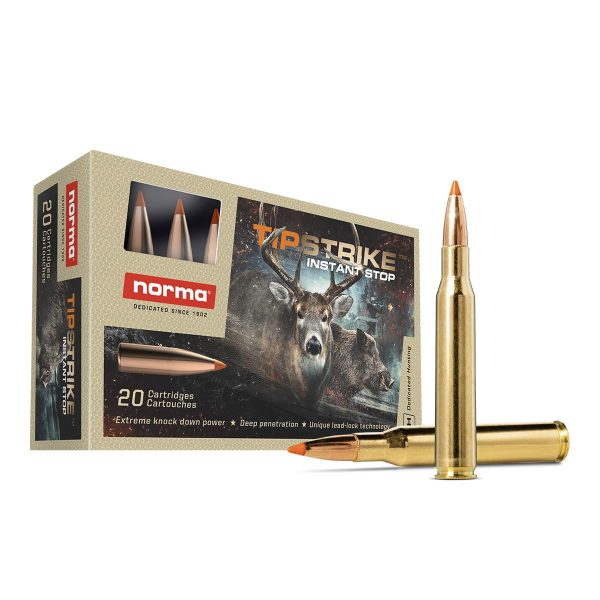 Norma TipStrike Varmint Rifle Ammunition .204 Ruger 40gr PT 3215 fps 20-ct
