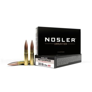 Nosler Match Grade .300 AAC Blackout 220gr 20ct