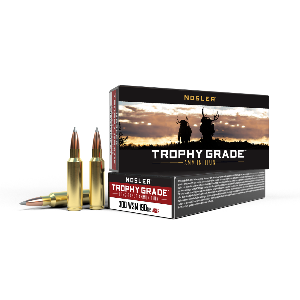 Nosler Trophy Grade Long Range .300 WSM 190 gr ACB LR 20ct