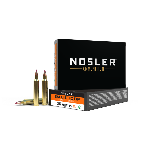 Nosler Lead Free Ballistic Tip .204 Ruger 32gr BT 20ct