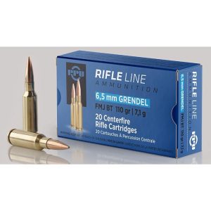 PPU 6.5 Grendel FMJ 110gr 20ct