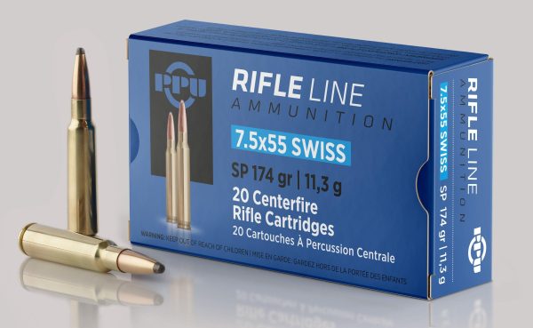 PPU 7.5x55mm Swiss 174 gr SP 20ct