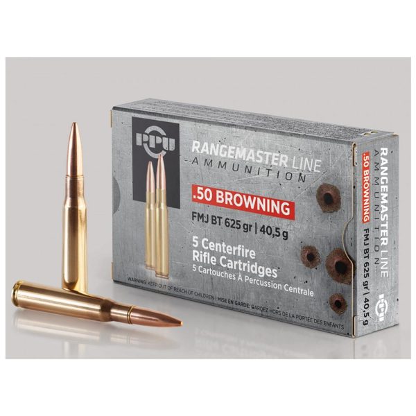 .50 BMG RangeMaster FMJ 625gr  MC 120 Rounds