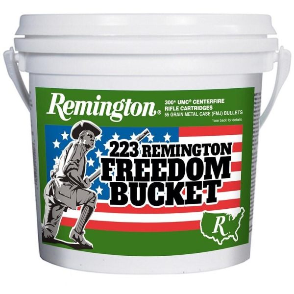 Remington UMC "Freedom Bucket" .223 Rem 55 gr. FMJ 300ct