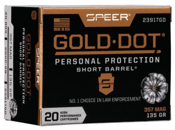 Speer Gold Dot 9mm Luger (+P) 124 gr HP 20ct