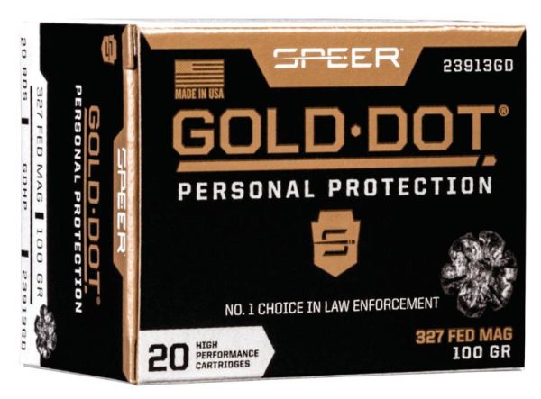 Speer Gold Dot .327 Federal 100 gr HP 20ct