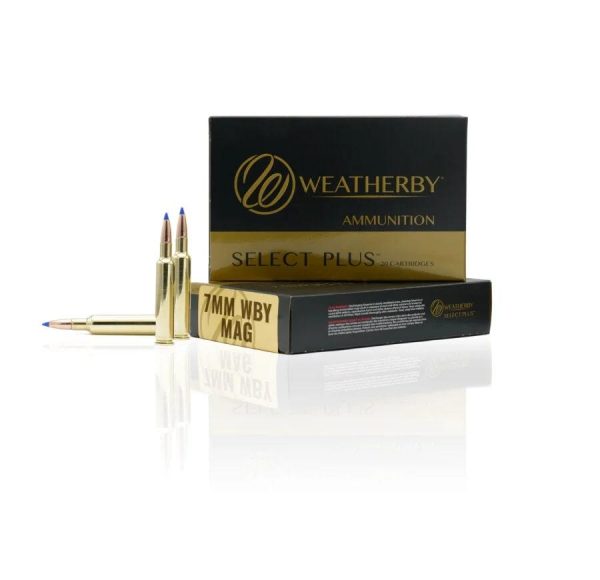 Weatherby Select Plus Rifle Ammunition 7mm Wby Mag 160 gr Swift A-Frame 20-ct