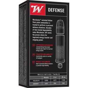 Winchester USA .357 Mag 110 gr JHP 50ct