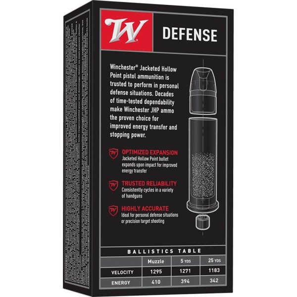 Winchester USA .357 Mag 110 gr JHP 50ct