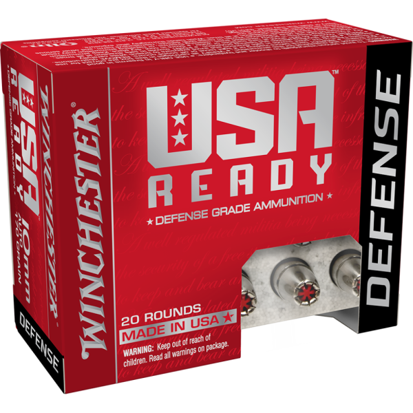 Winchester USA Ready Hex Vent 10mm Auto 170gr HP 20ct