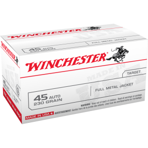 Winchester USA .45 ACP 230 gr. FMJ 100ct