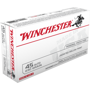 Winchester USA .45 ACP 230 gr. JHP 50ct