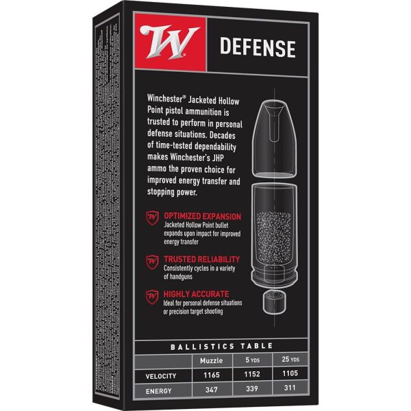 Winchester USA 9mm Luger 115 gr. JHP 50ct