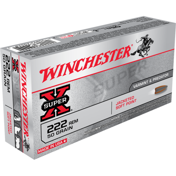 Winchester Super-X .222 Rem 50 gr. PSP 20ct