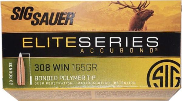 Sig Sauer Elite Accubond Hunting .308 Win 165gr AB 20ct