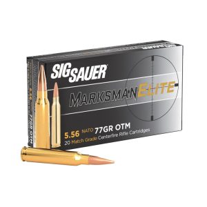 Sig Sauer Elite Match 5.56mm 77gr OTM 20ct