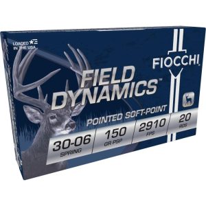 Fiocchi Field Dynamics .30-06 Sprg 150 gr PSP 20ct