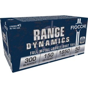 Fiocchi Rifle Shooting Dynamics .300 AAC Blackout 150gr FMJBT 50ct