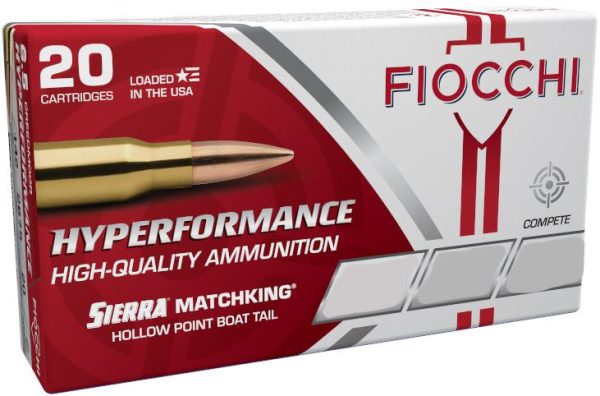 Fiocchi Hyperformance Matchking Rifle Ammunition .300 Blackout 220 gr HPBT 1020 fps 25-ct