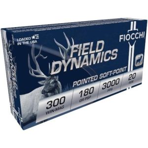 Fiocchi Field Dynamics .300 Win Mag 180 gr PSP 20ct