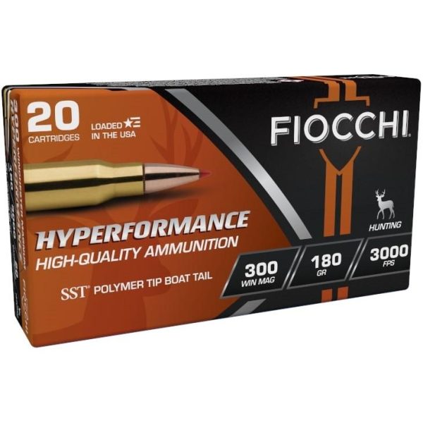 Fiocchi Hyperformance Hunt .300 Win Mag 180 gr SST 20ct