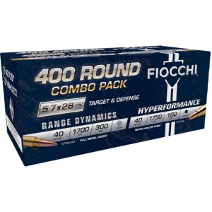 Fiocchi Target & Defense Combo Pack 5.7x28mm 40gr FMJ & 40gr THP 400ct
