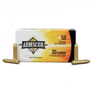 Armscor .30 Carbine 110 gr FMJ 50ct