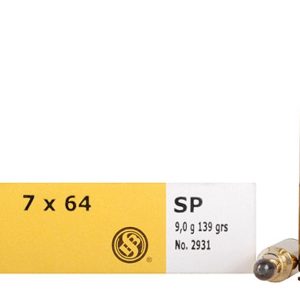 Sellier & Bellot 7x64mm 139 gr SP 20ct