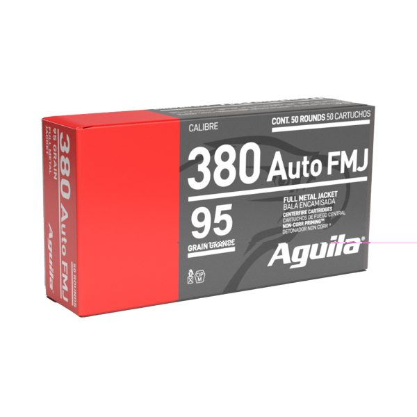 Aguila .380acp 95gr Fmj 50ct