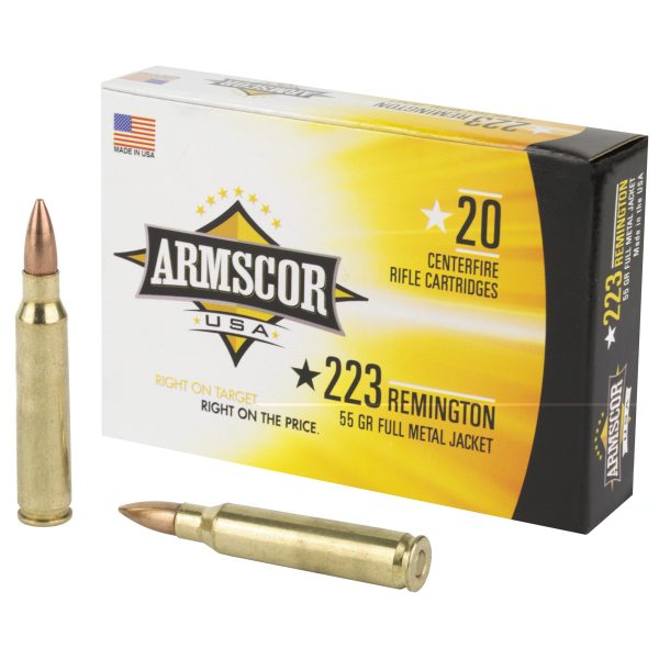Armscor .223 rem 55gr Fmj 20ct