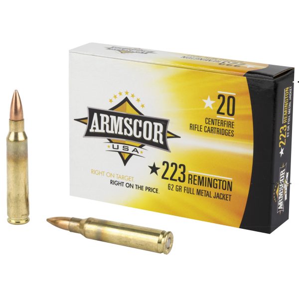 Armscor .223 rem 62gr Fmj 20ct