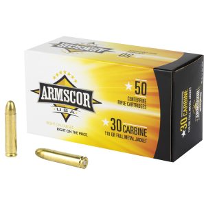 Armscor .30 carbine 110gr Fmj 50ct