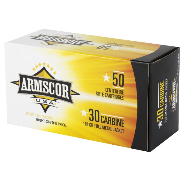 Armscor .30 carbine 110gr Fmj 50ct - Image 4