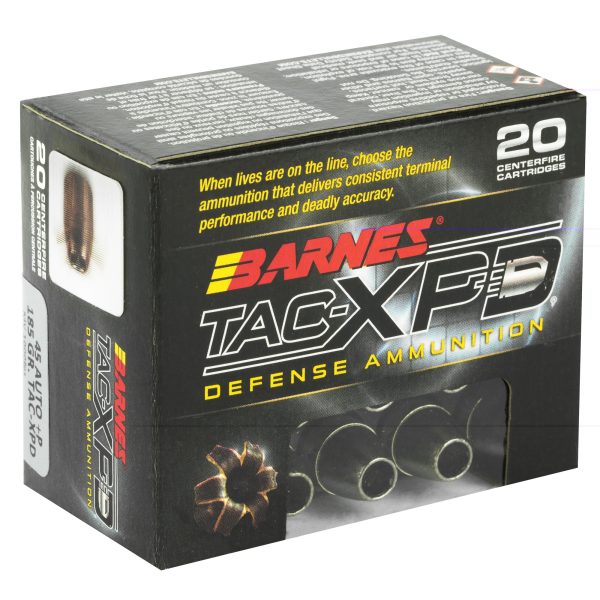 Barnes TAC-XPD .45acp 185gr Hp 20CT - Image 4