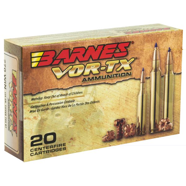 Barnes Vor-tx .270win 130gr Ttsx Bt 20CT - Image 2