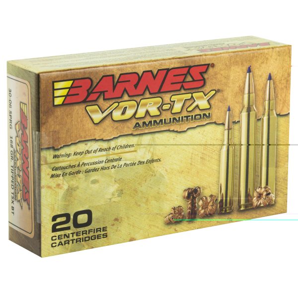 Barnes Vor-tx .30-06 Springfield 168gr Ttsx Bt 20ct - Image 4