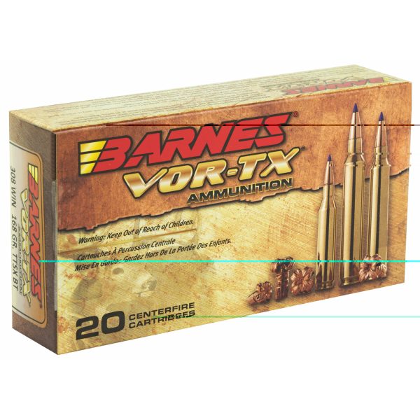 Barnes Vor-tx .308win 168gr Ttsx 20ct - Image 2