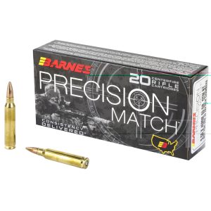 Barnes Precision Match 5.56nato 69gr 20ct