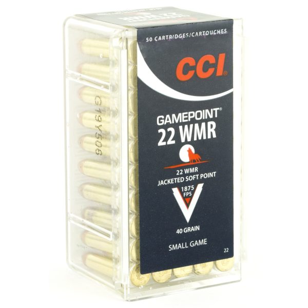 CCI .22wmr 40gr Gamepoint 50ct - Image 3