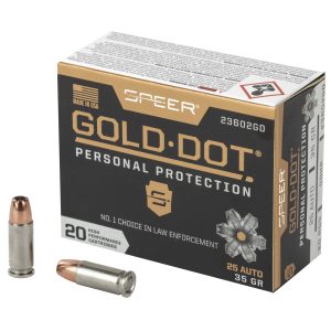 Speer Gold Dot .25acp 35gr Hp 20ct