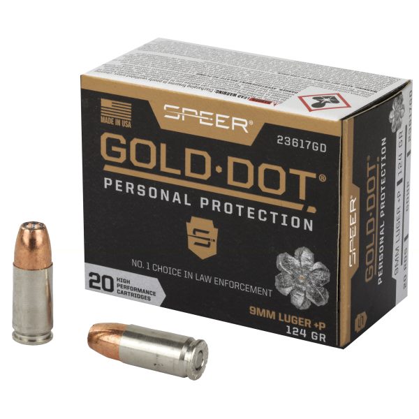 Spr Gold Dot 9mm+p 124gr Hp 20-200
