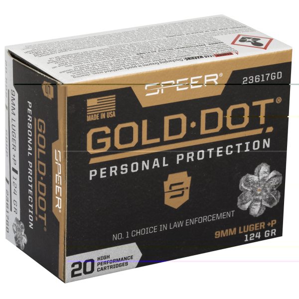 Spr Gold Dot 9mm+p 124gr Hp 20-200 - Image 3