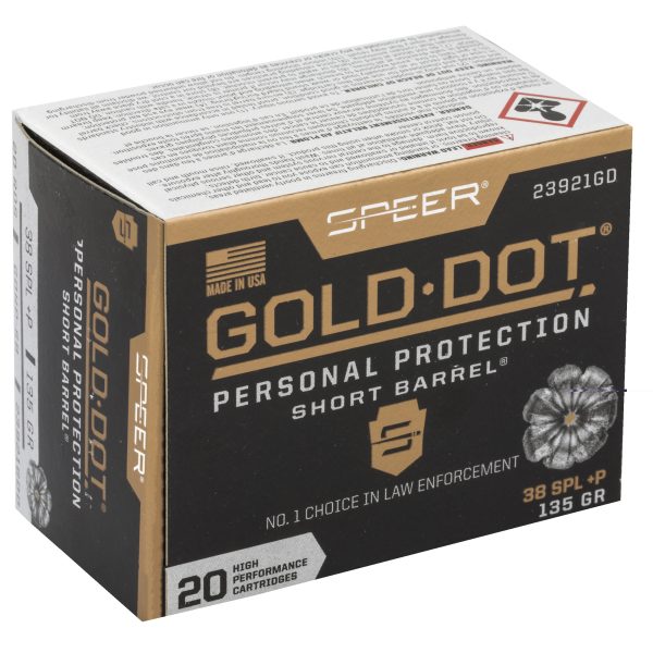 Spr Gold Dot 38s+p 135g Hp Sb 20-200 - Image 4
