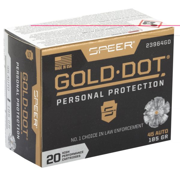 Speer Gold Dot .45acp 185gr Hp 20ct - Image 2