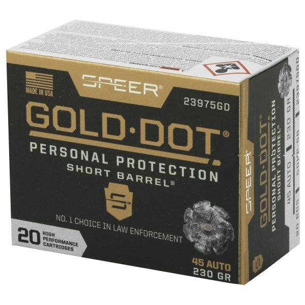 Spr Gold Dot 45acp 230g Hp Sb 20-200 - Image 3